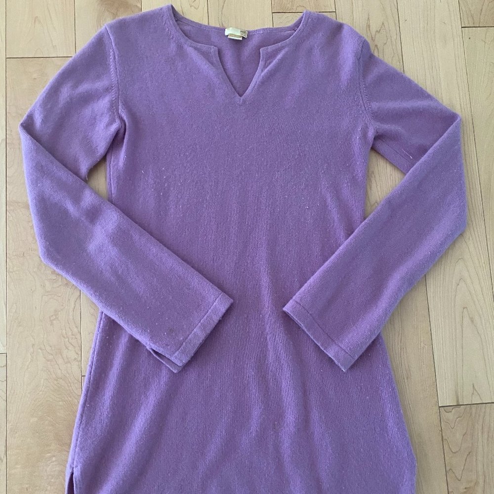 Purple Cashmere Dress